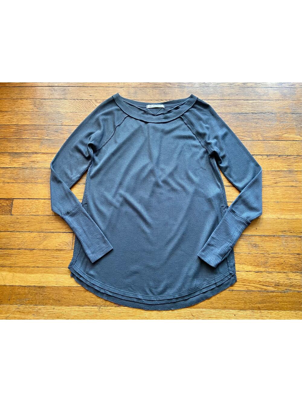 FREE PEOPLE Oversized Waffle Knit Sweater Womens sz S